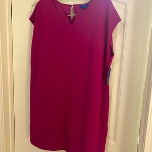Apt. 9 XXL Magenta Dress NWT - Cute neck detail
